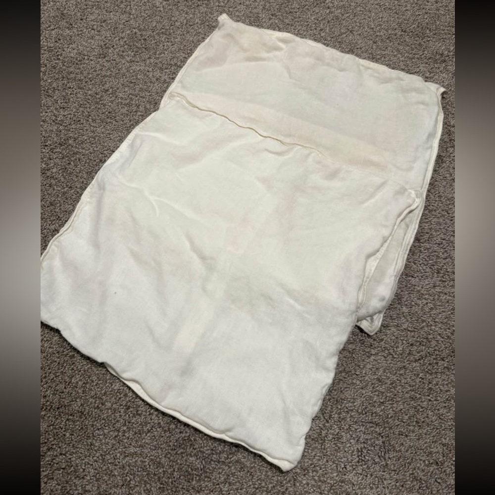 H&M Pillow Cover 20x20 Linen White Pair